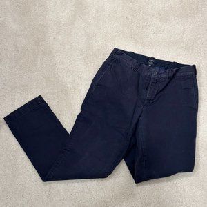 J. Crew Navy Blue Flannel Chino - 31x32
